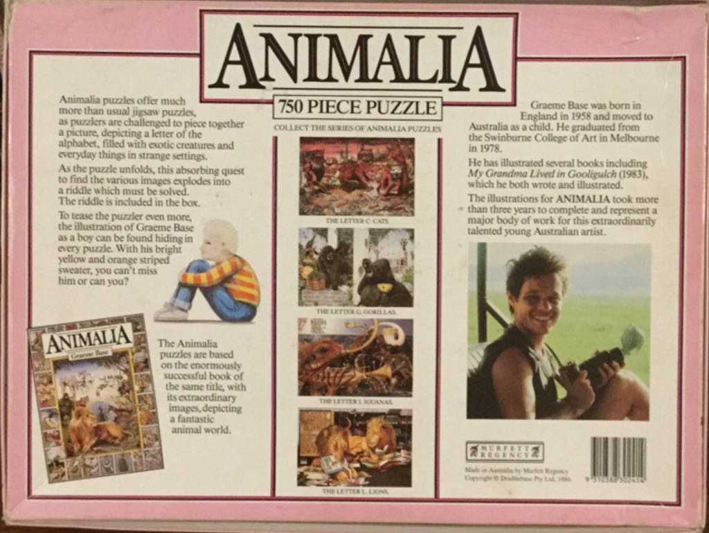 Animalia; The Letter C. Cats - Murfett Regency puzzle collectible - Main Image 2