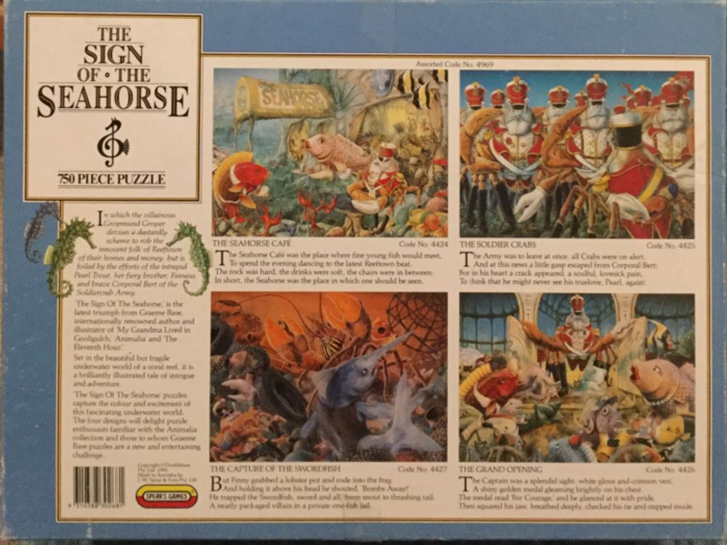 The Sign of the Seahorse: The Capture Of The Swordfish - Spears & Sons puzzle collectible - Main Image 2