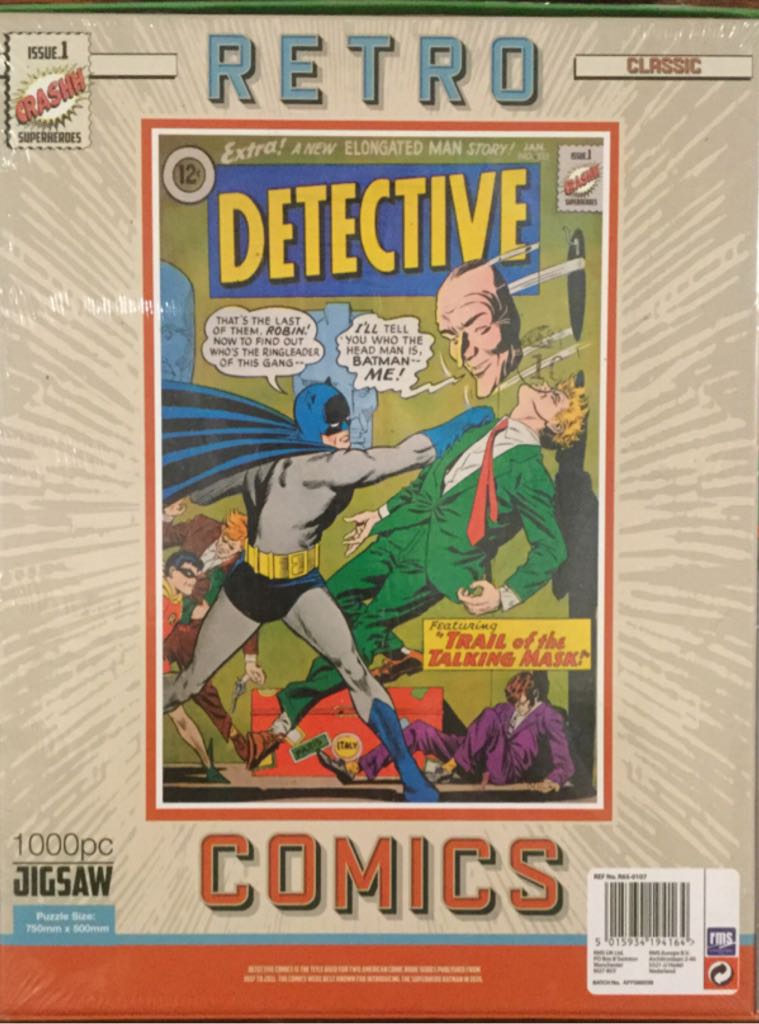 Retro Comics: Issue 1 - Superheroes - Batman - RMS International puzzle collectible - Main Image 2