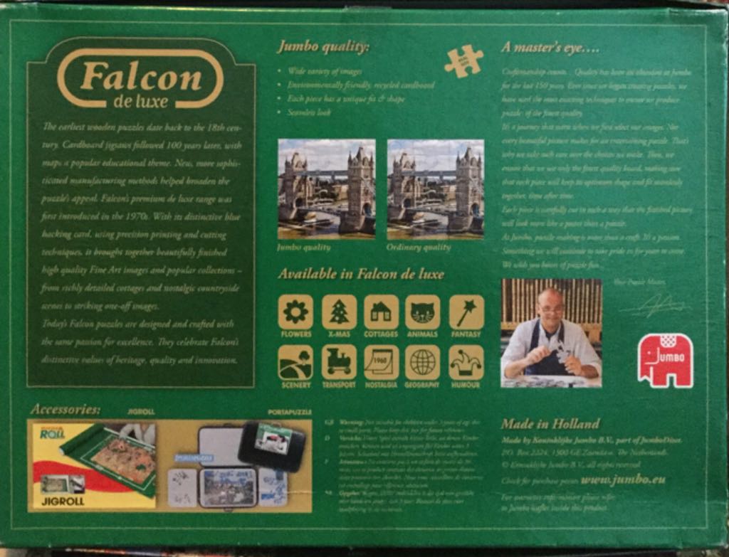 Chilhood Memories: Games Of Yesteryear - Jumbo / Falcon puzzle collectible - Main Image 2