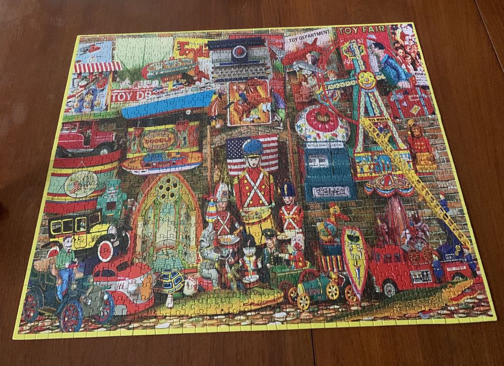 Antique Toys - White Mountain Puzzles puzzle collectible [Barcode 724819258222] - Main Image 2