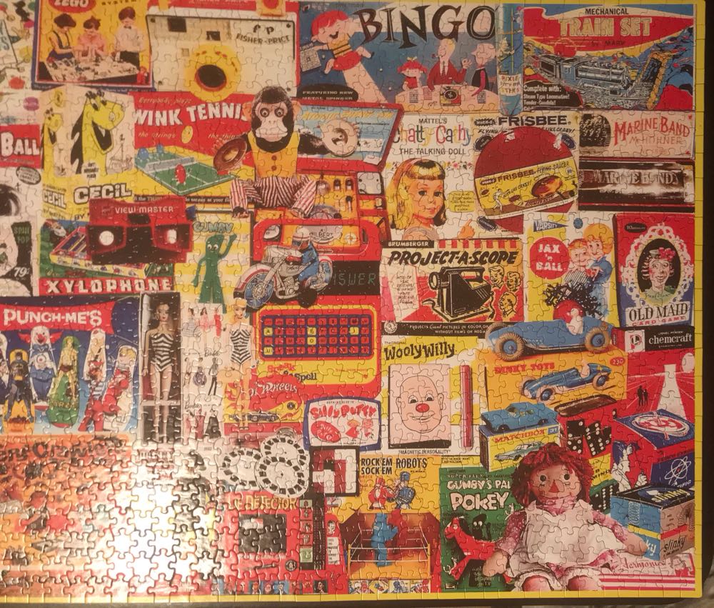 DONE-I Had One Of Those - White Mountain Puzzles puzzle collectible [Barcode 724819258086] - Main Image 2