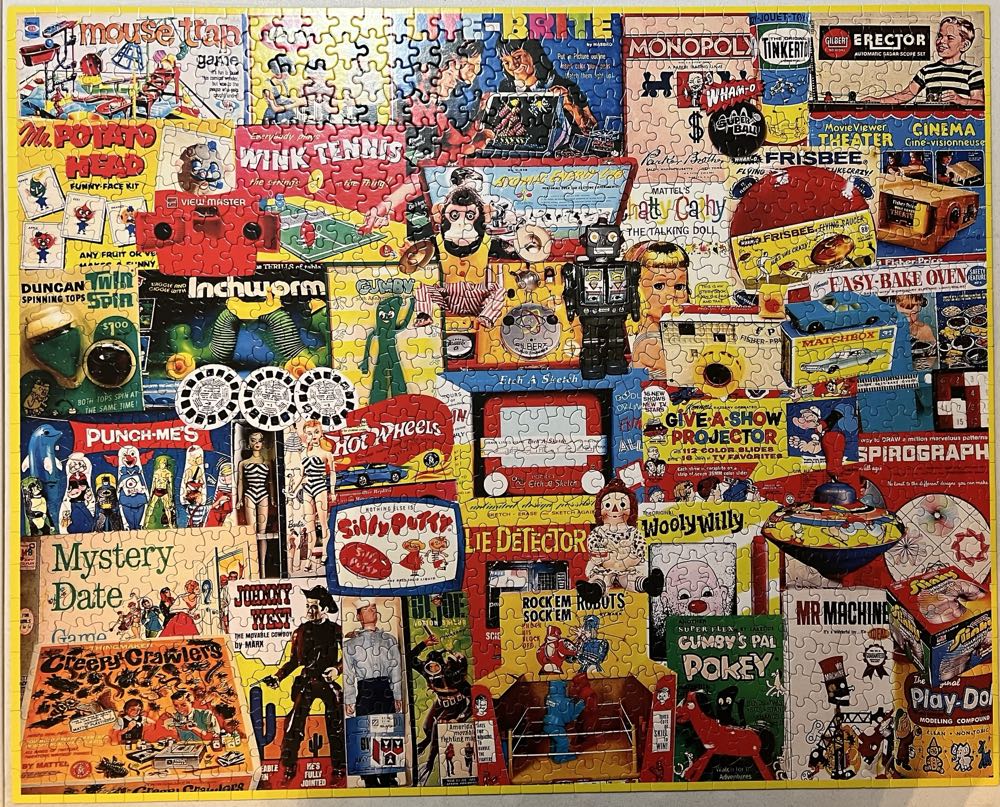 DONE-I Had One Of Those - White Mountain Puzzles puzzle collectible [Barcode 724819258086] - Main Image 4