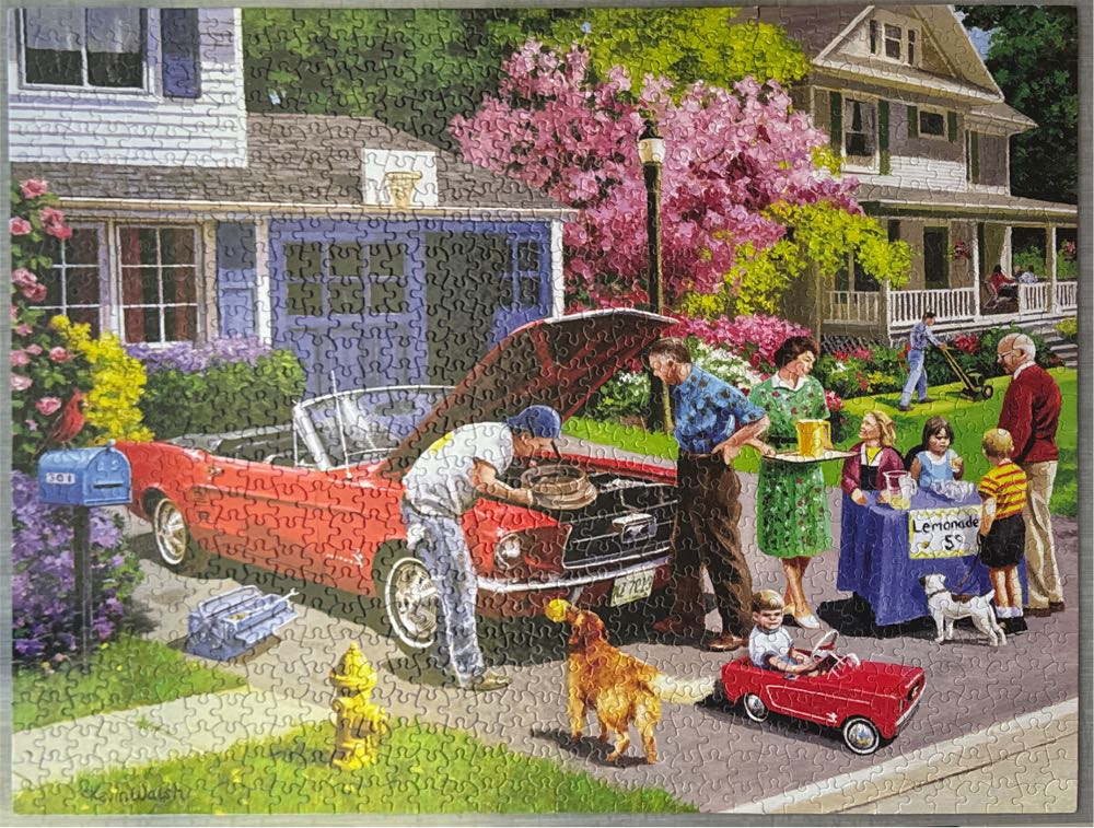 Ready For A Drive Copy #2 Work & Keep 1 Copy - White Mountain puzzle collectible [Barcode 724819256990] - Main Image 3