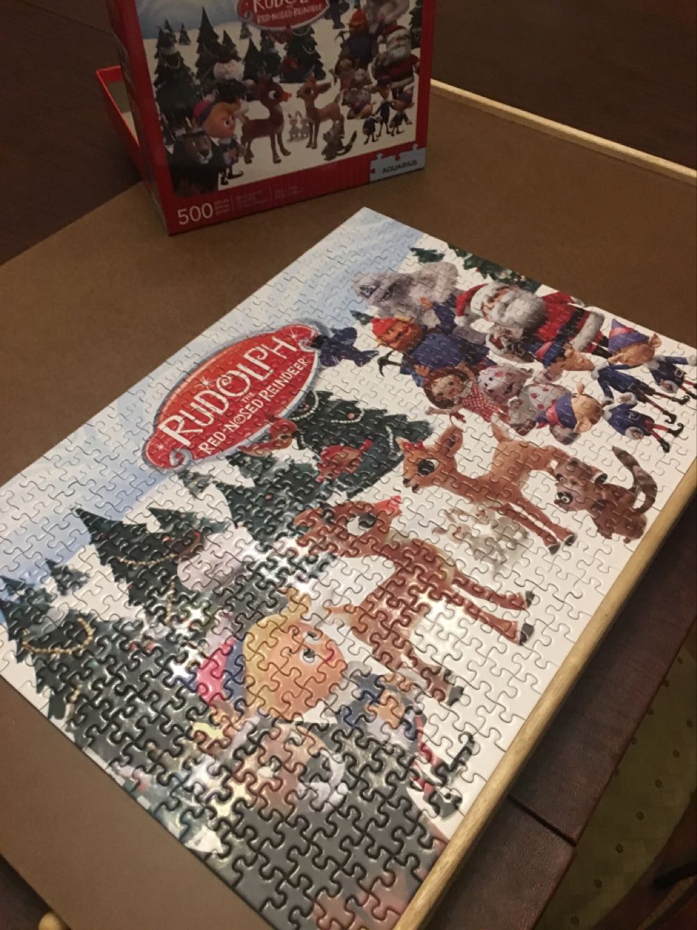 Rudolph The Red-Nosed Reindeer - Aquarius puzzle collectible [Barcode 840391126275] - Main Image 2