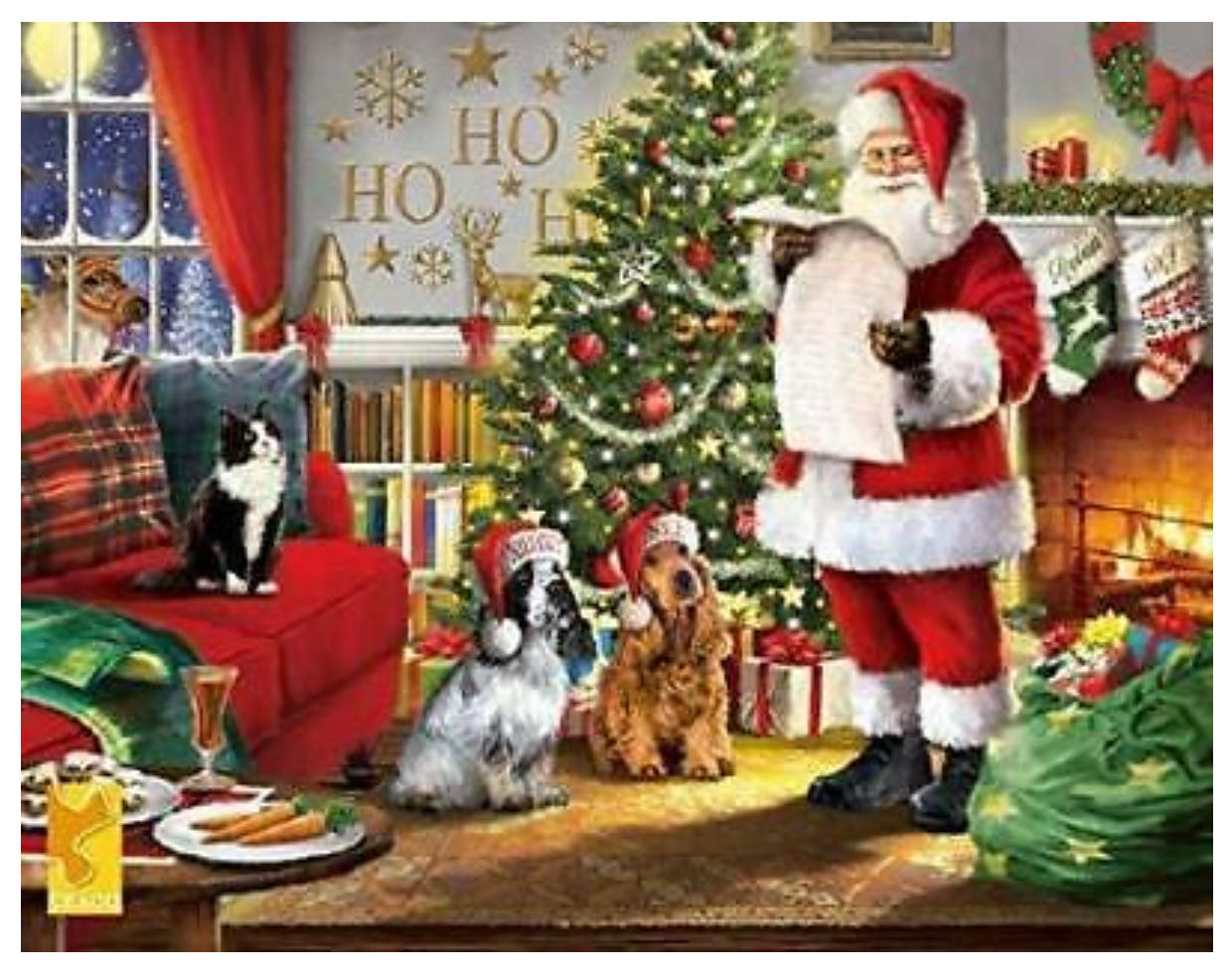 Tis The Season: Naughty And Nice -  Ceaco puzzle collectible [Barcode 021081231862] - Main Image 2