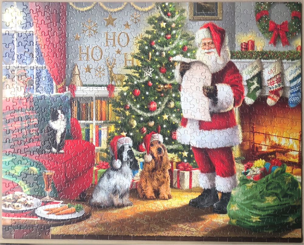 Tis The Season: Naughty And Nice -  Ceaco puzzle collectible [Barcode 021081231862] - Main Image 3