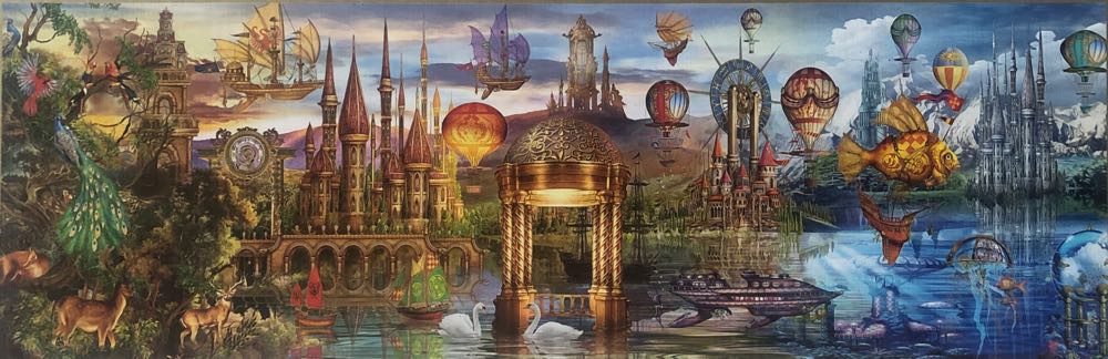 Fantasy Panoramic (📫Corrien Bleeker €7,00) - Clementoni puzzle collectible [Barcode 8005125394241] - Main Image 2
