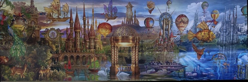 Fantasy Panoramic (📫Corrien Bleeker €7,00) - Clementoni puzzle collectible [Barcode 8005125394241] - Main Image 3