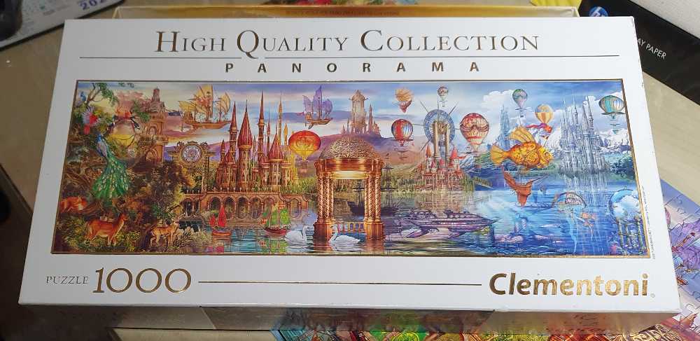 Fantasy Panoramic (📫Corrien Bleeker €7,00) - Clementoni puzzle collectible [Barcode 8005125394241] - Main Image 4