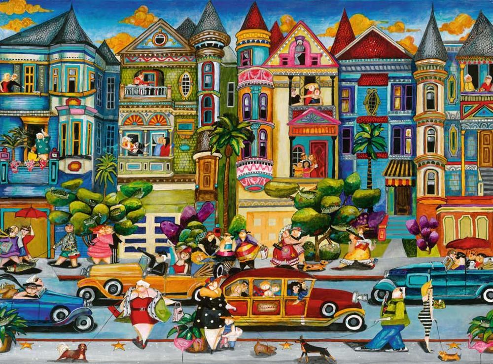 The Painted Ladies - Ravensburger puzzle collectible [Barcode 4005556162611] - Main Image 2