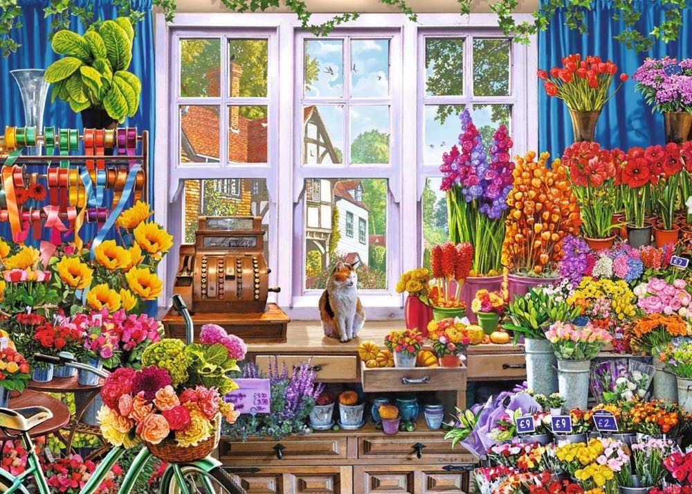 Floras Flower Shoppe - Ceaco puzzle collectible [Barcode 8710126111963] - Main Image 2