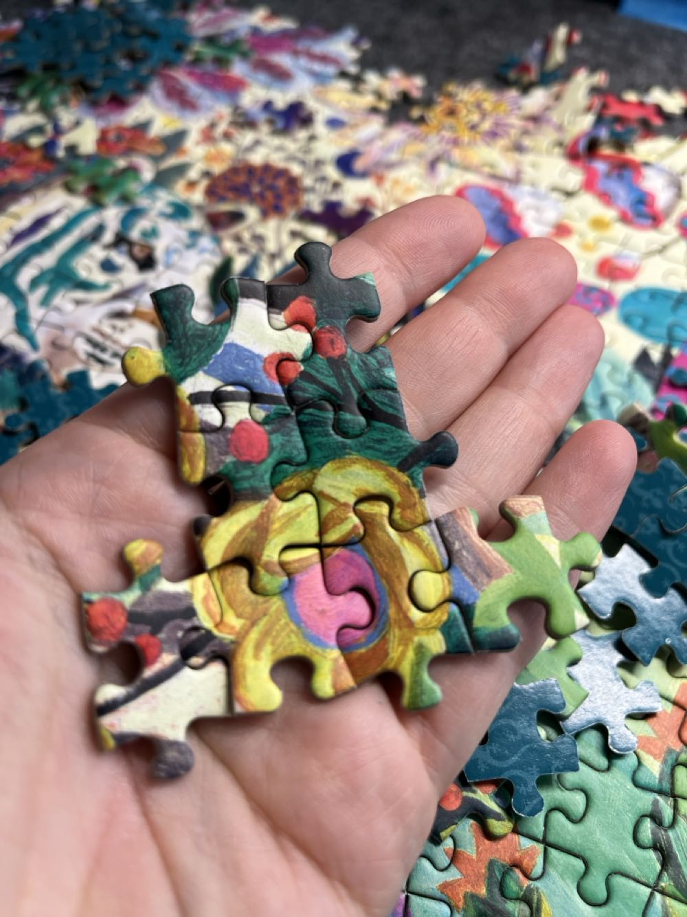 Rainbow Tigers - Djeco puzzle collectible [Barcode 3070900076471] - Main Image 3