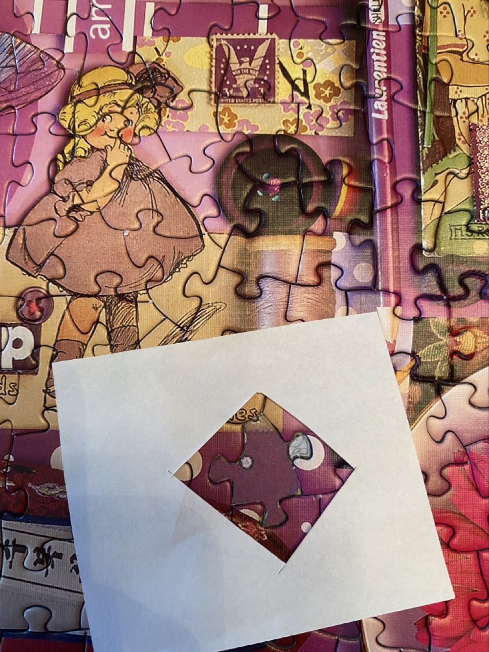 Purple Rainbow Collection - Cobble Hill puzzle collectible - Main Image 2