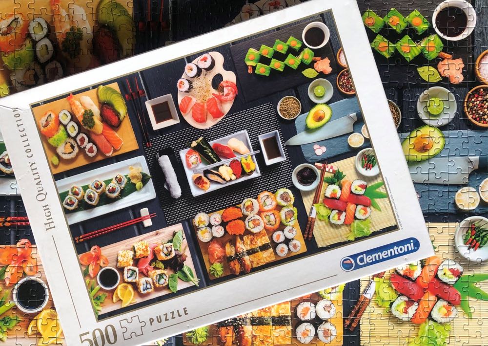 500: Sushi - Clementoni 🇮🇹 puzzle collectible [Barcode 8005125350643] - Main Image 4