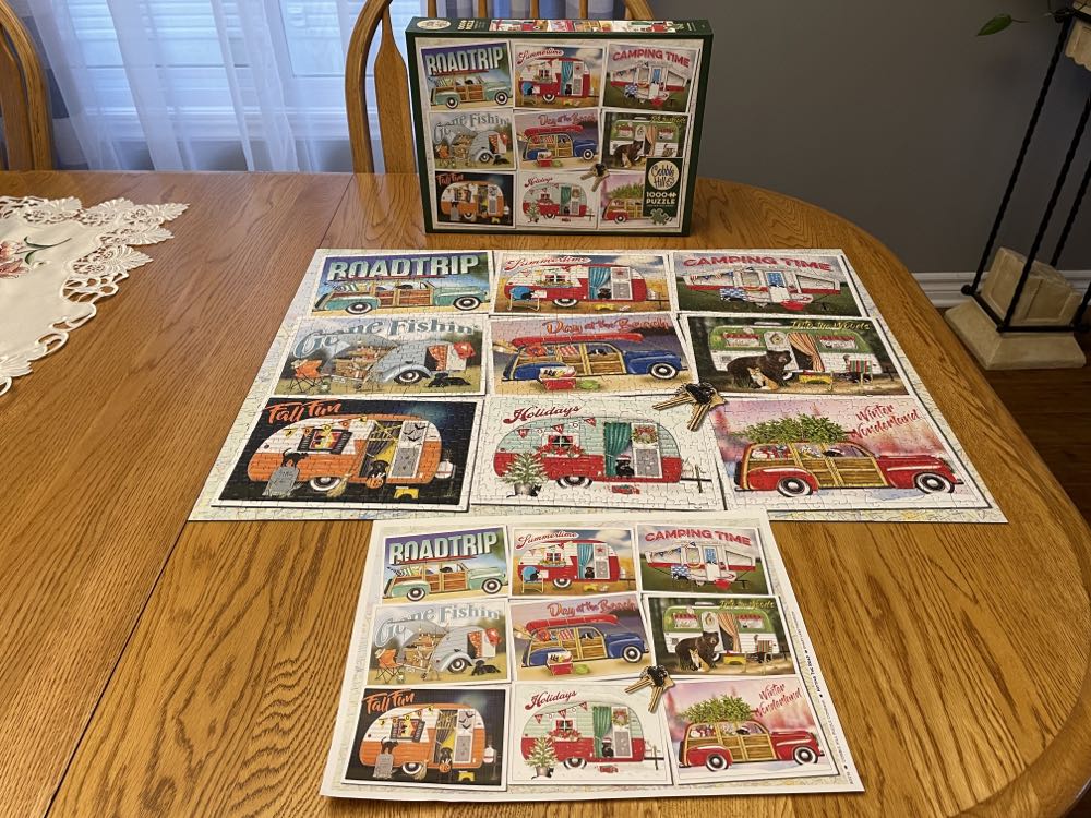Hitting The Road - Cobble Hill puzzle collectible [Barcode 625012802765] - Main Image 4