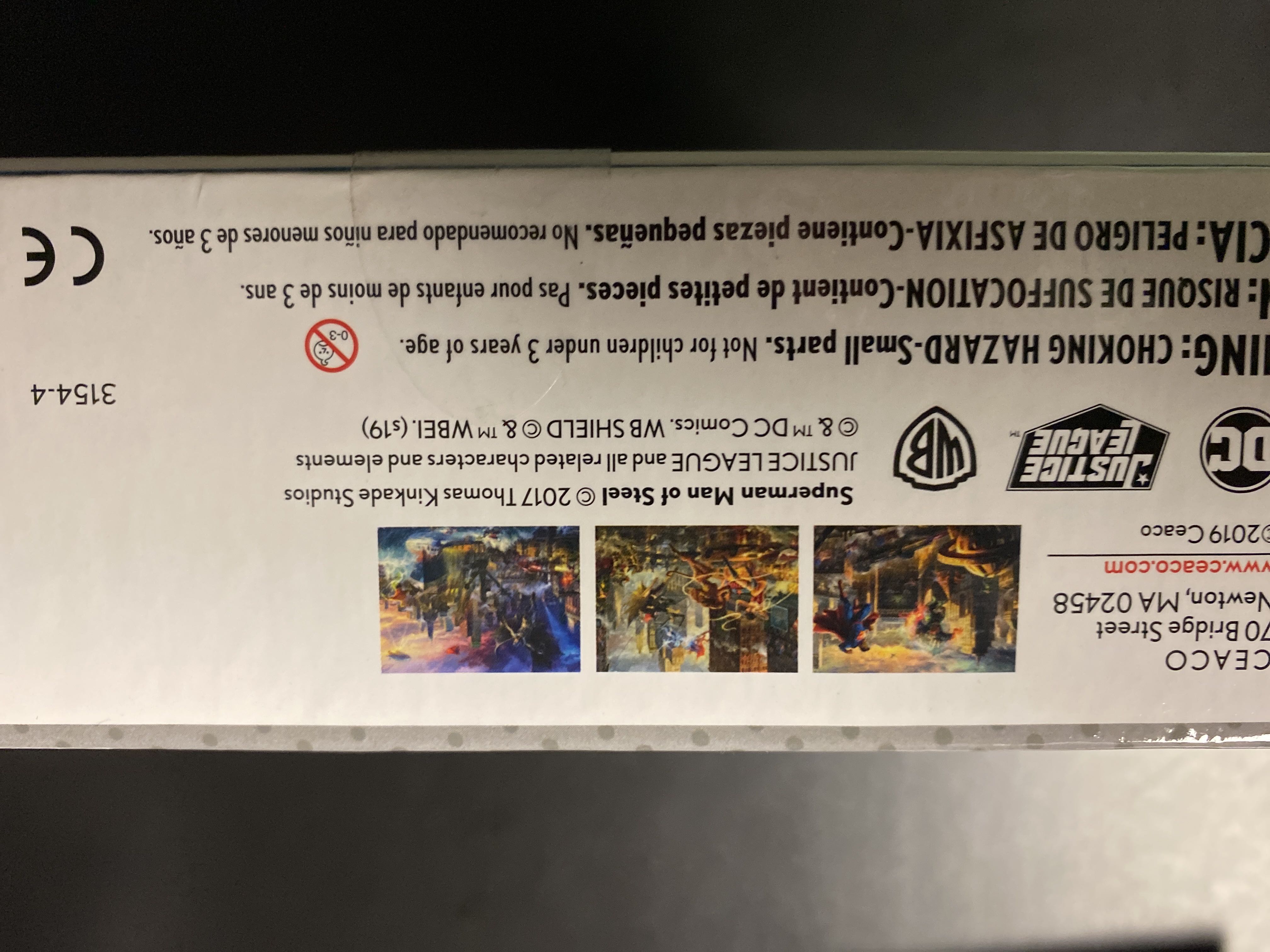 DC - Superman Man Of Steel - Ceaco puzzle collectible [Barcode 021081310048] - Main Image 2