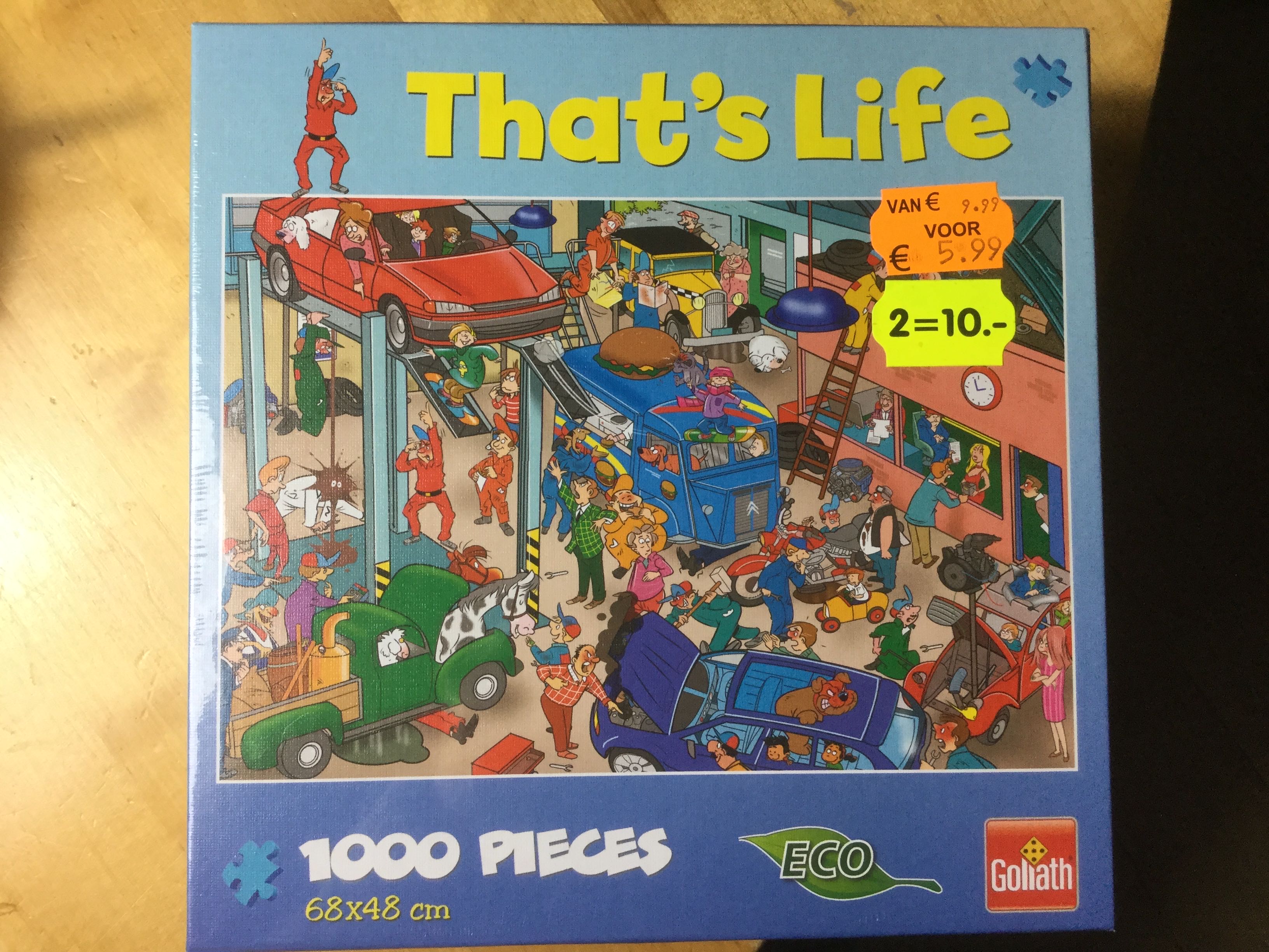 De Garage - goliath puzzle collectible [Barcode 8711808713871] - Main Image 1
