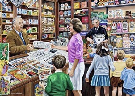 Sweets And Newspapers ZLDRR 2e Rij - Falcon de luxe puzzle collectible [Barcode 8710126112366] - Main Image 2