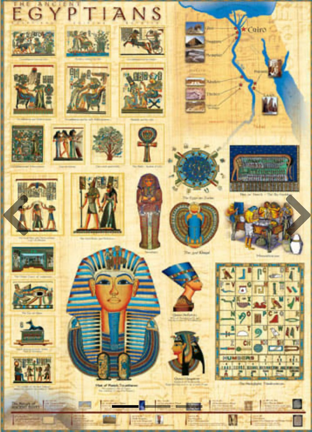 Ancient Egyptians - Eurographics puzzle collectible [Barcode 628136600835] - Main Image 2