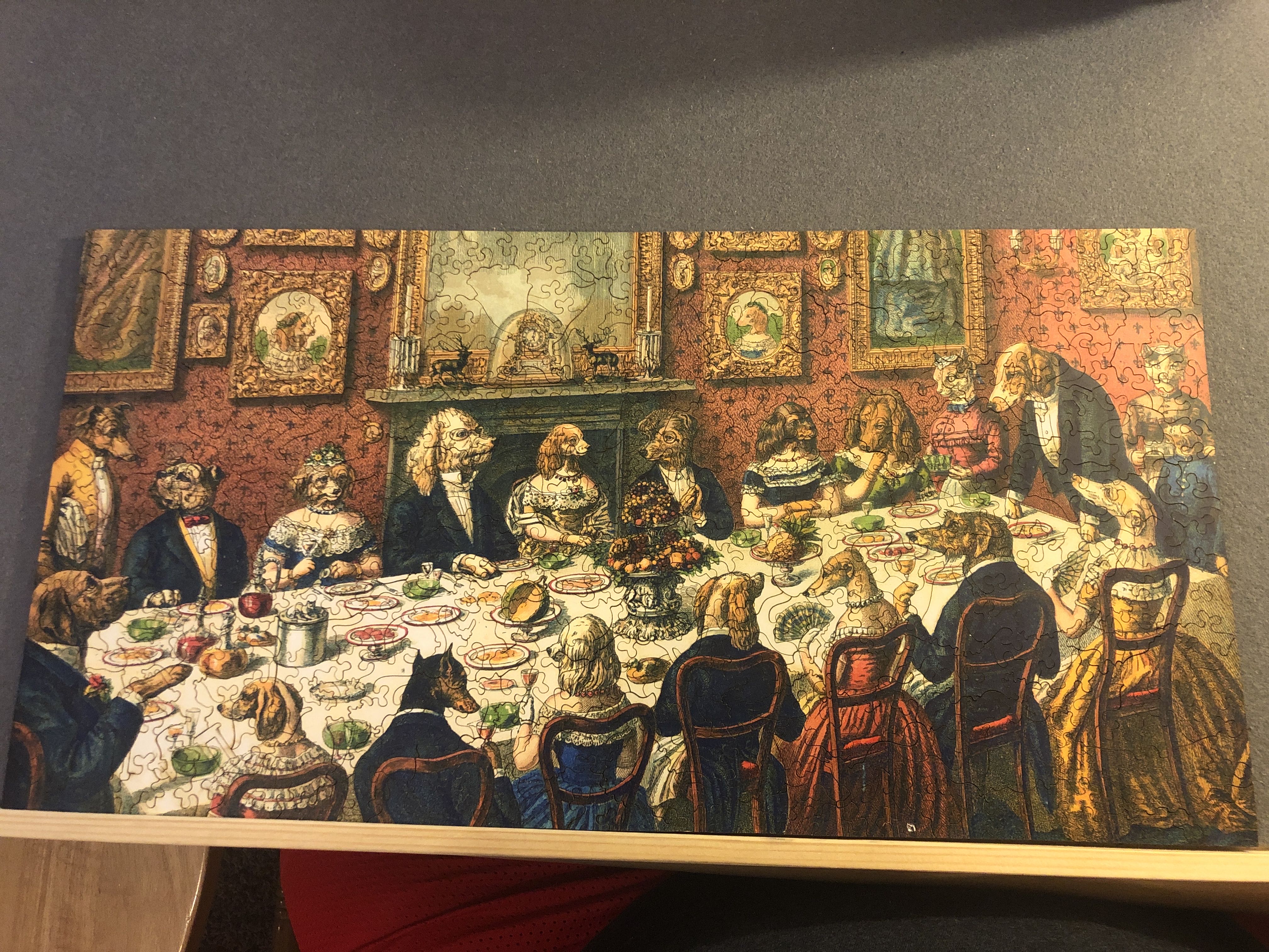 The Dogs Dinner Party - Liberty puzzles puzzle collectible - Main Image 2