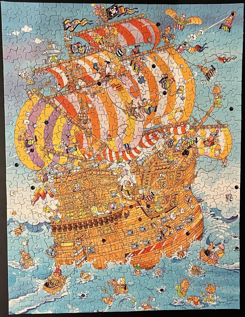 High Jinks On The High Seas!-727, 11/17/24-SOLD - Springbok puzzle collectible - Main Image 2