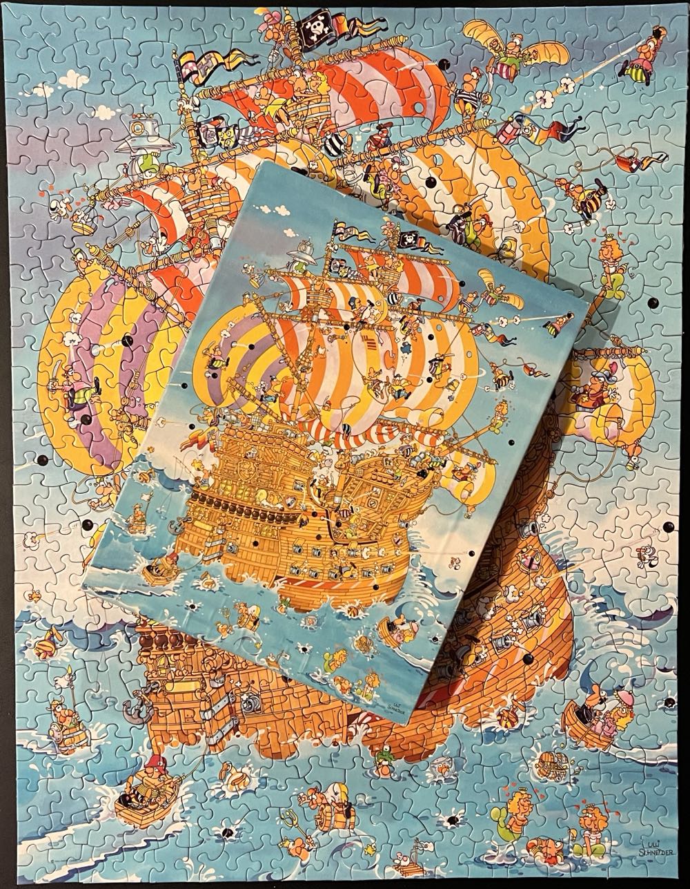 High Jinks On The High Seas!-727, 11/17/24-SOLD - Springbok puzzle collectible - Main Image 4