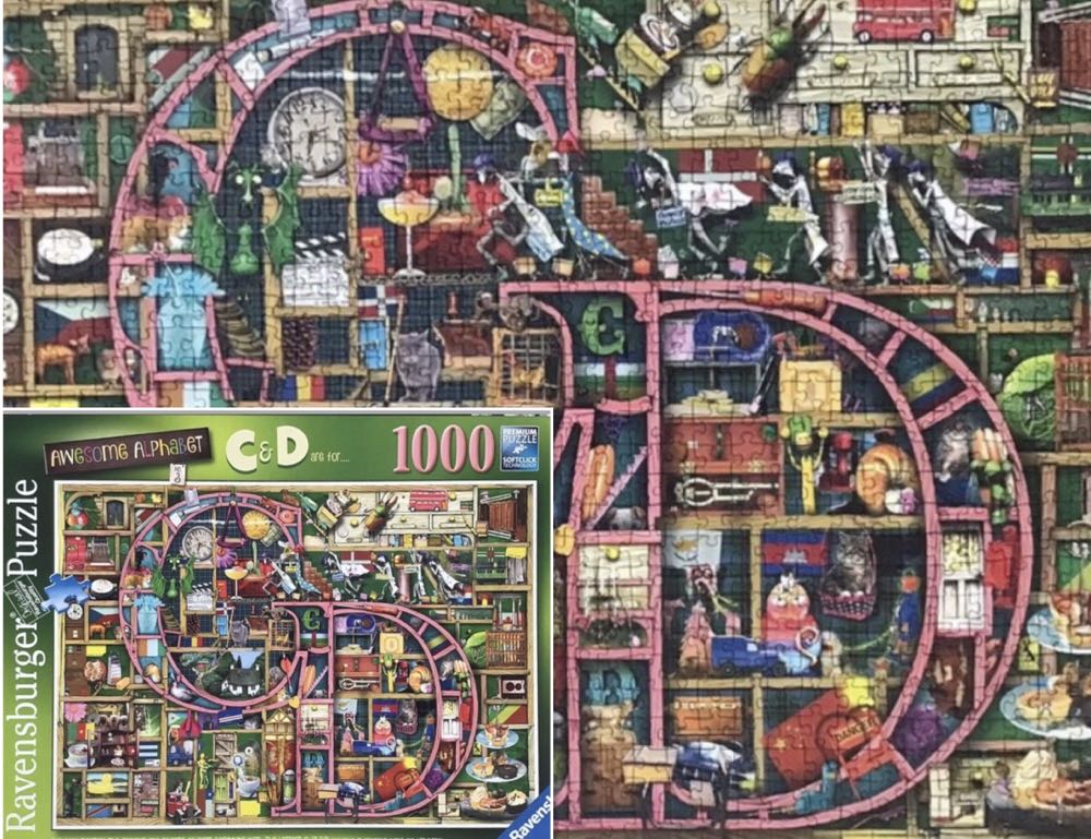Colin Thompson: Awesome Alphabet C&D - Ravensburger puzzle collectible [Barcode 4005556151837] - Main Image 4