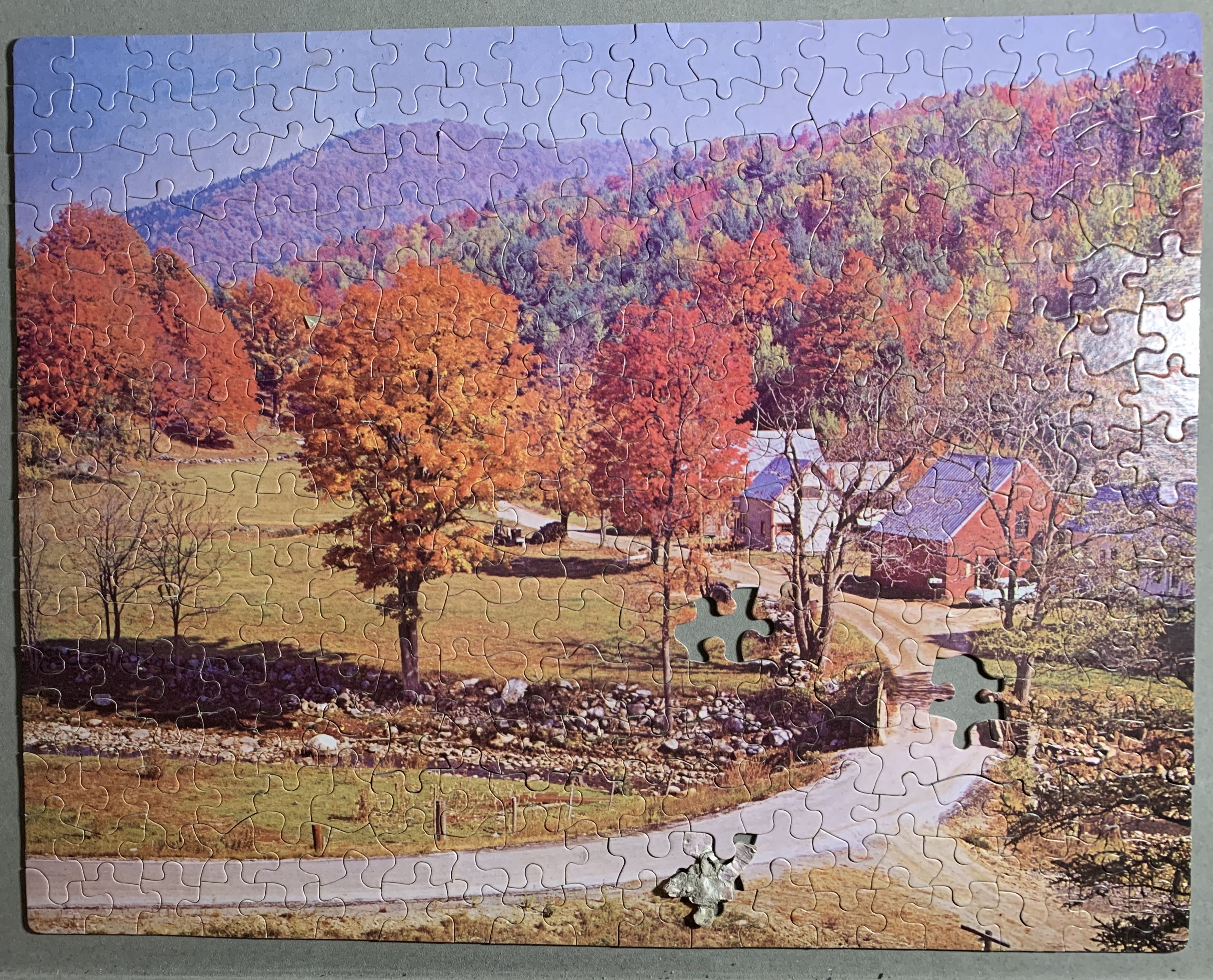 Country Road - Guild Jigsaw Puzzles By Whitman puzzle collectible - Main Image 2