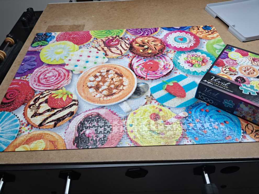 Cupcakes & Cocoa - Buffalo Games puzzle collectible [Barcode 079346117109] - Main Image 3