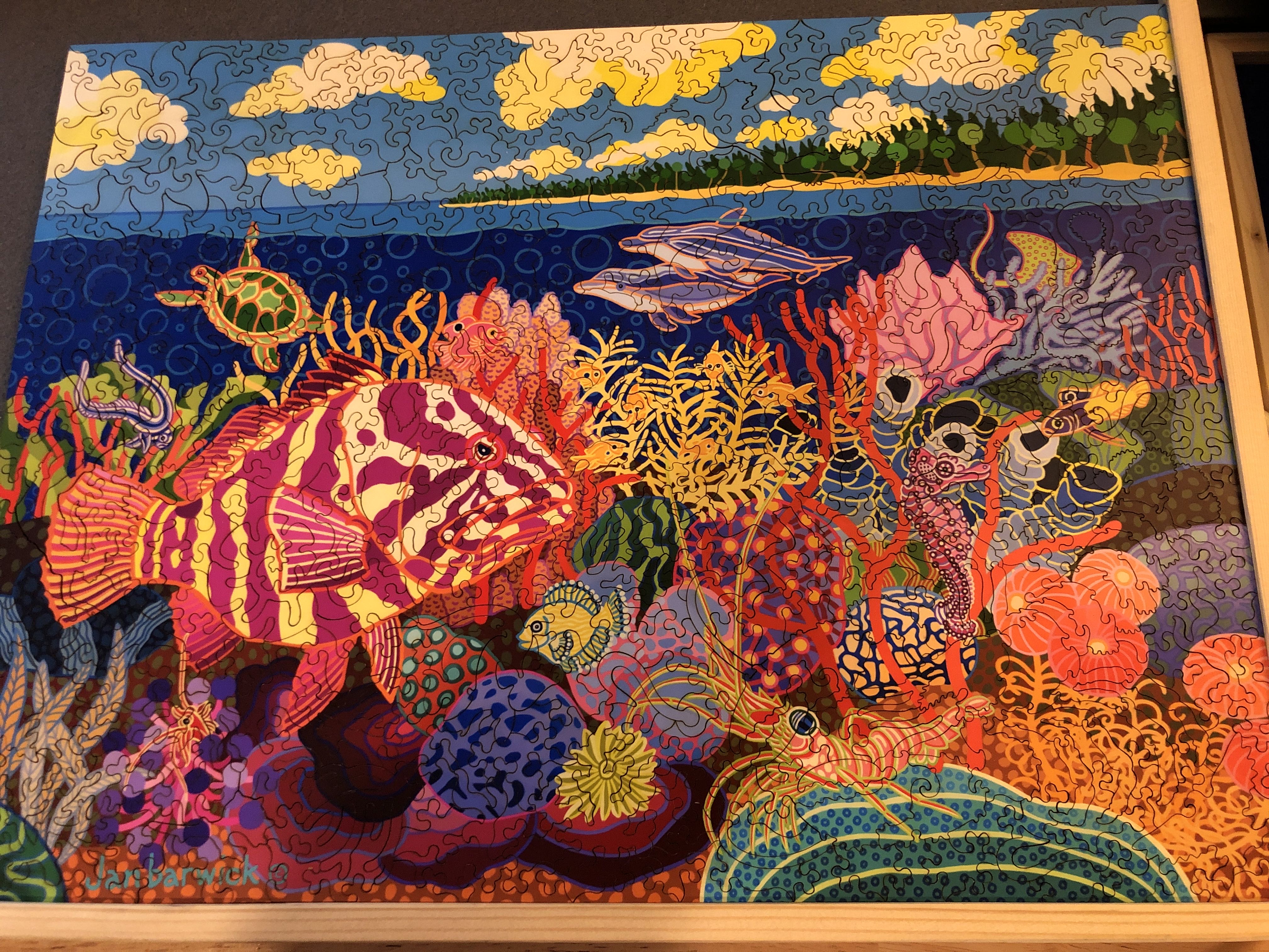 Dolphin’s Wake - Liberty Puzzles 🇺🇸 puzzle collectible - Main Image 2