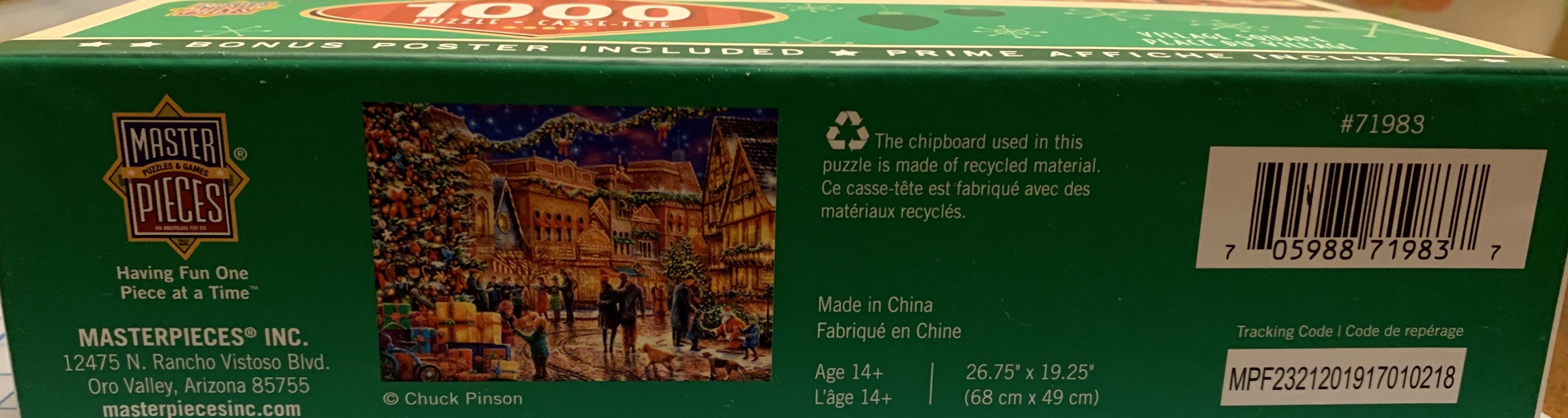 Village Square - MasterPieces puzzle collectible [Barcode 705988719837] - Main Image 3