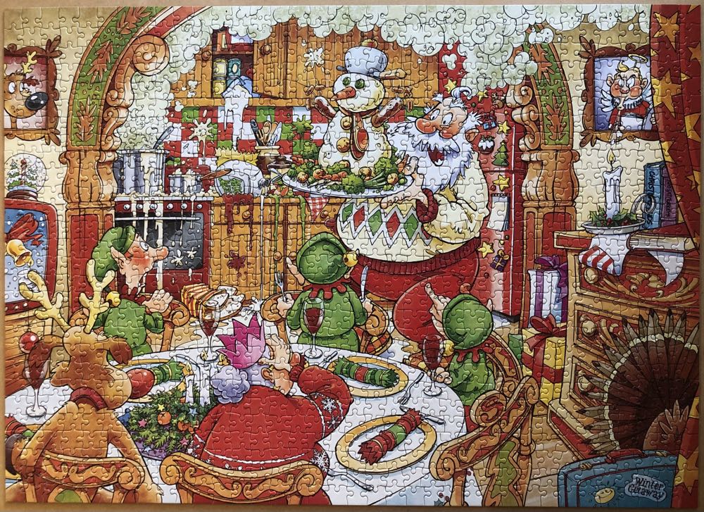 Wasgij Christmas 13 - Turkeys Delight - Holdson puzzle collectible [Barcode 9414131770250] - Main Image 2