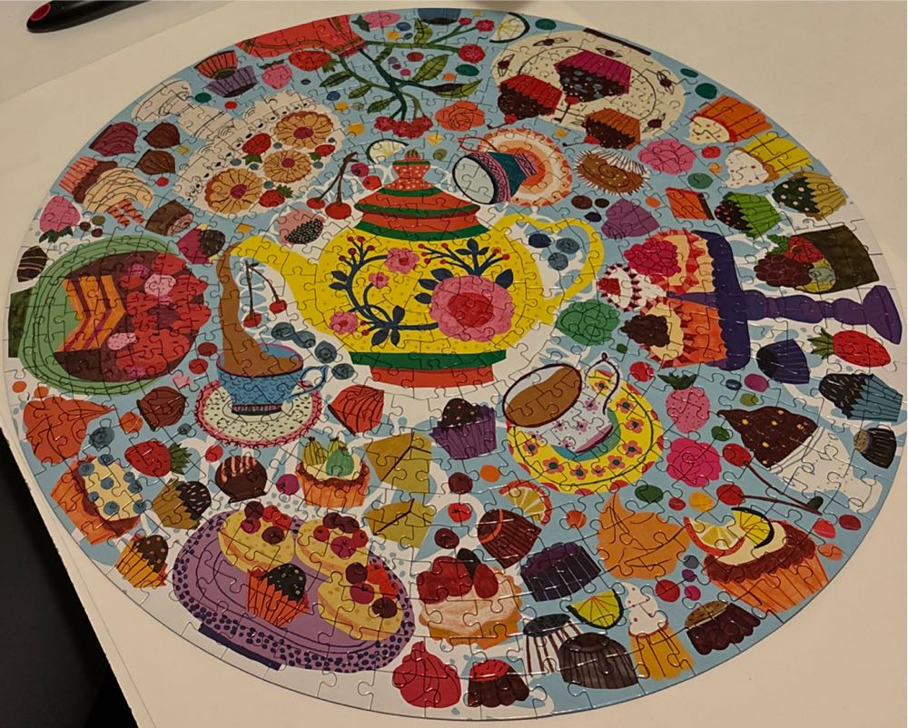 Tea Party - eeBoo Puzzles puzzle collectible [Barcode 689196510182] - Main Image 3