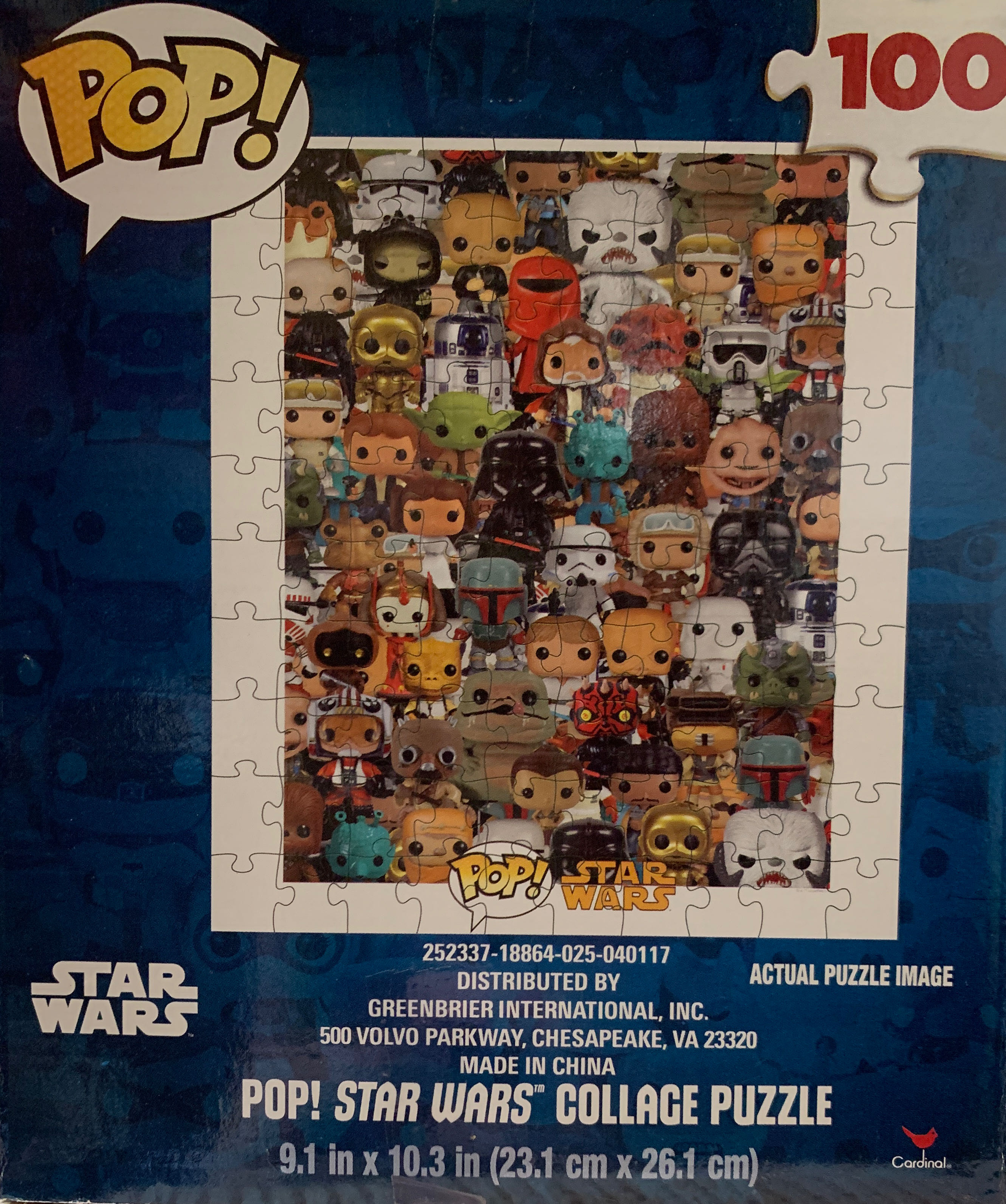 Pop! Star Wars Collage Puzzle - Cardinal puzzle collectible [Barcode 639277365286] - Main Image 2
