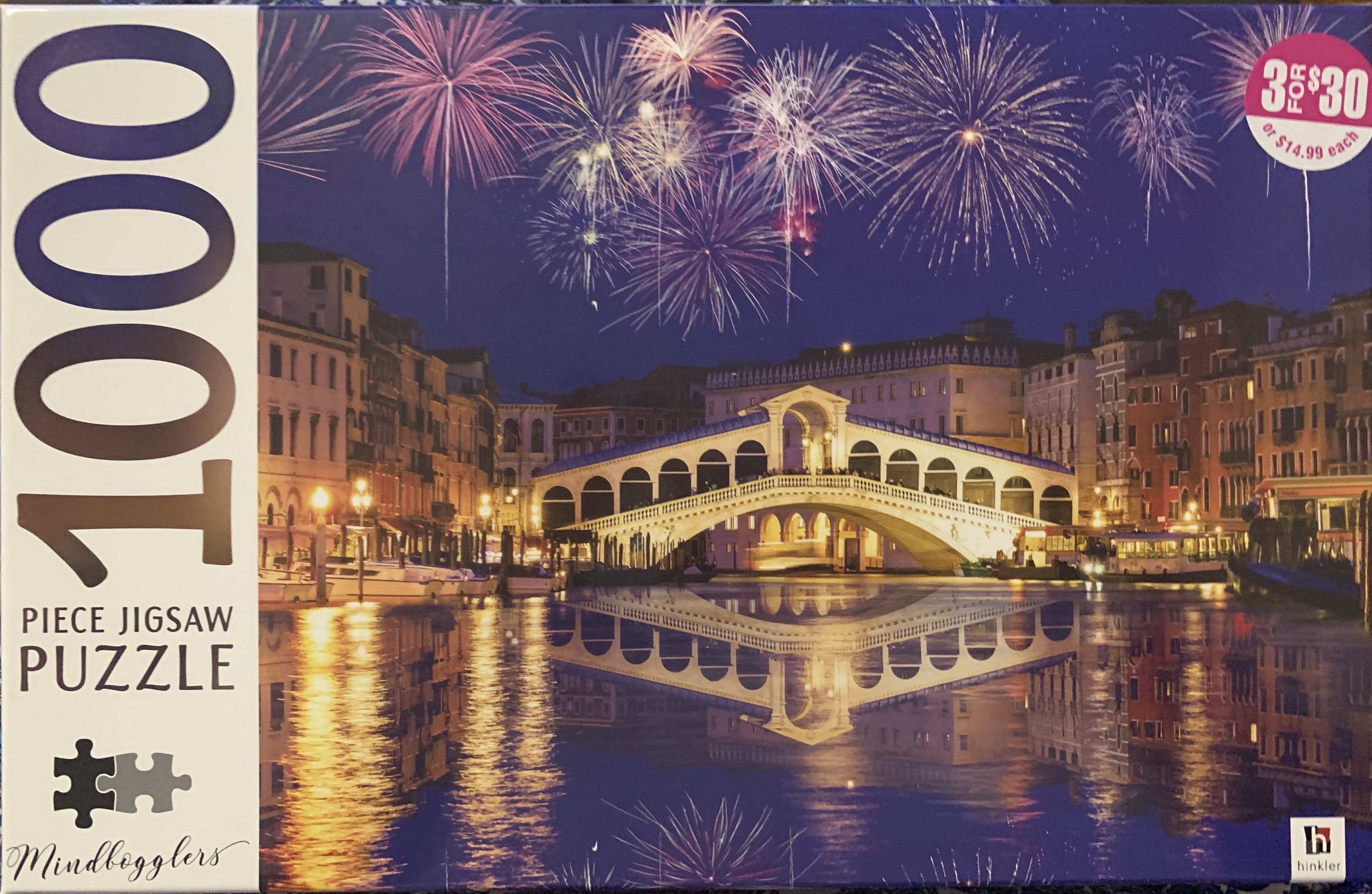 Rialto Bridge, Venice, Italy - Mindbogglers/Hinkler puzzle collectible [Barcode 9354537000325] - Main Image 1