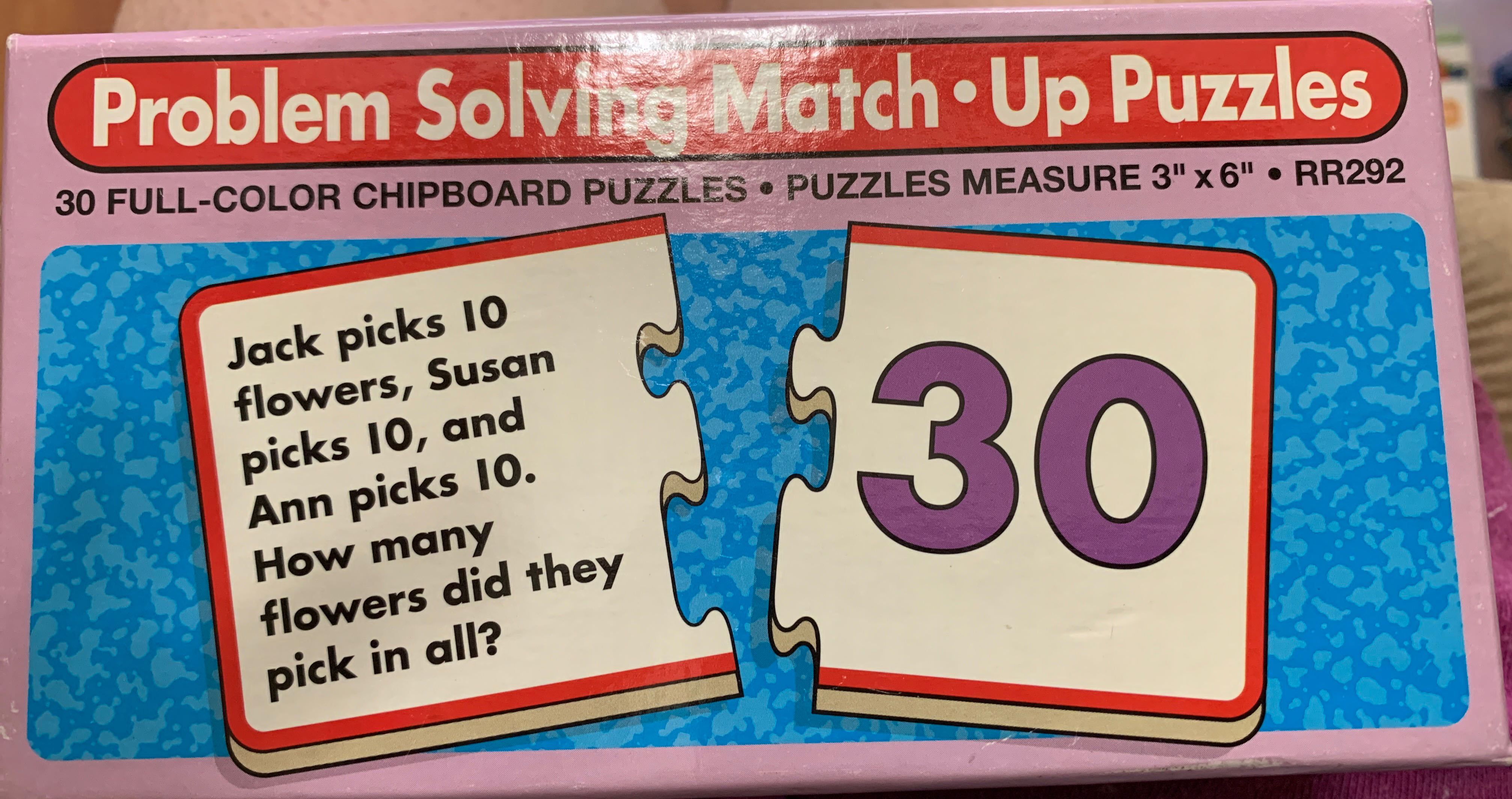 Problem Solving Match Up  puzzle collectible [Barcode 009390000096] - Main Image 1