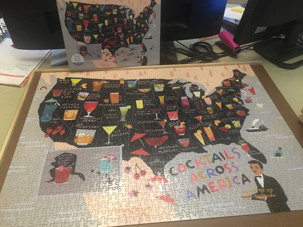 Cocktails Across America - Galison puzzle collectible [Barcode 9780735357860] - Main Image 3