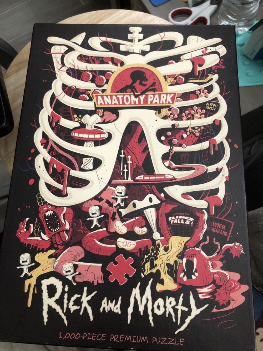 Rick and Morty: Anatomy Park - USAopoly puzzle collectible [Barcode 700304048998] - Main Image 2