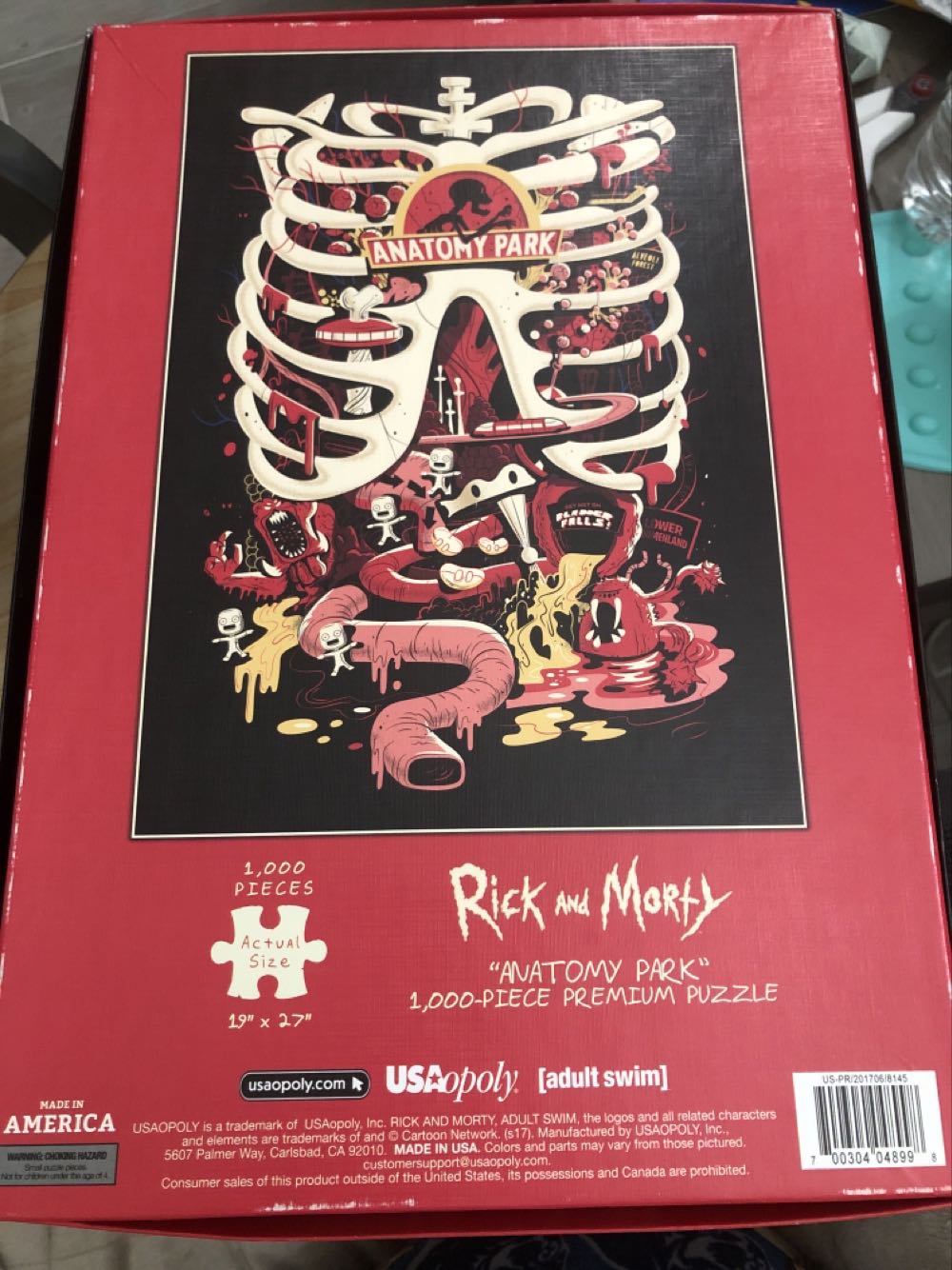 Rick and Morty: Anatomy Park - USAopoly puzzle collectible [Barcode 700304048998] - Main Image 3