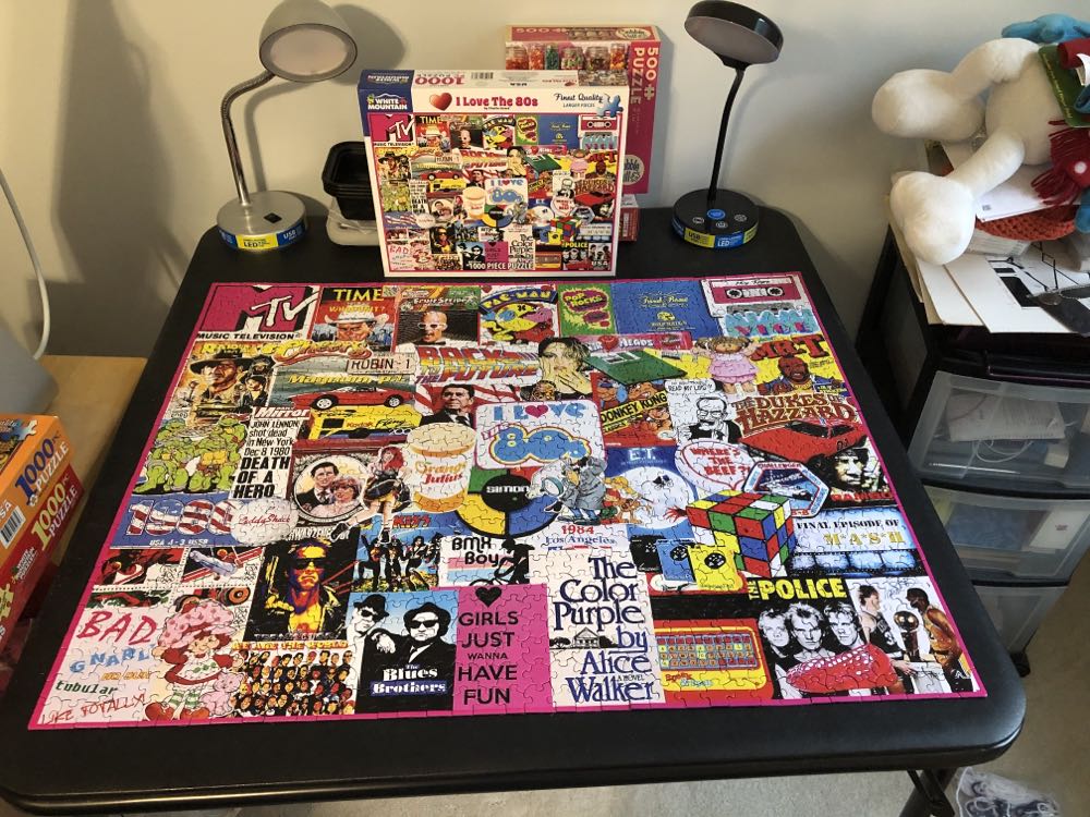 Y-I Love the 80’s - White Mountain Puzzles puzzle collectible [Barcode 724819263073] - Main Image 3