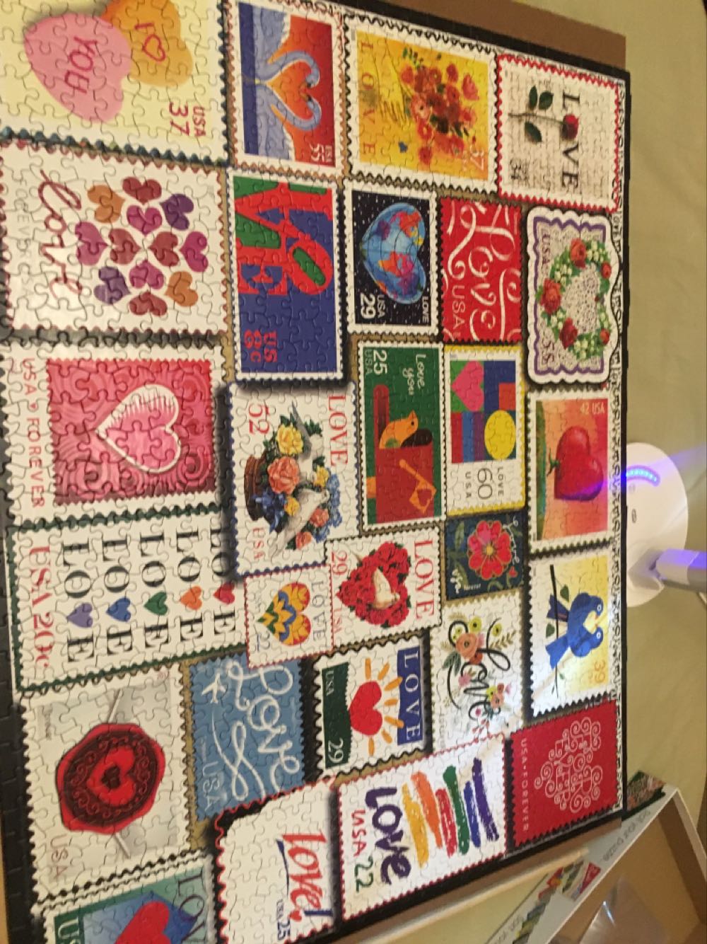 Love Stamps - White Mountain puzzle collectible [Barcode 724819262885] - Main Image 3