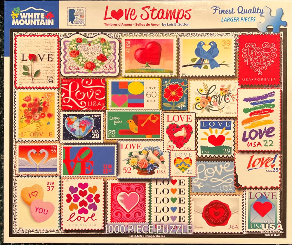 Love Stamps - White Mountain puzzle collectible [Barcode 724819262885] - Main Image 4