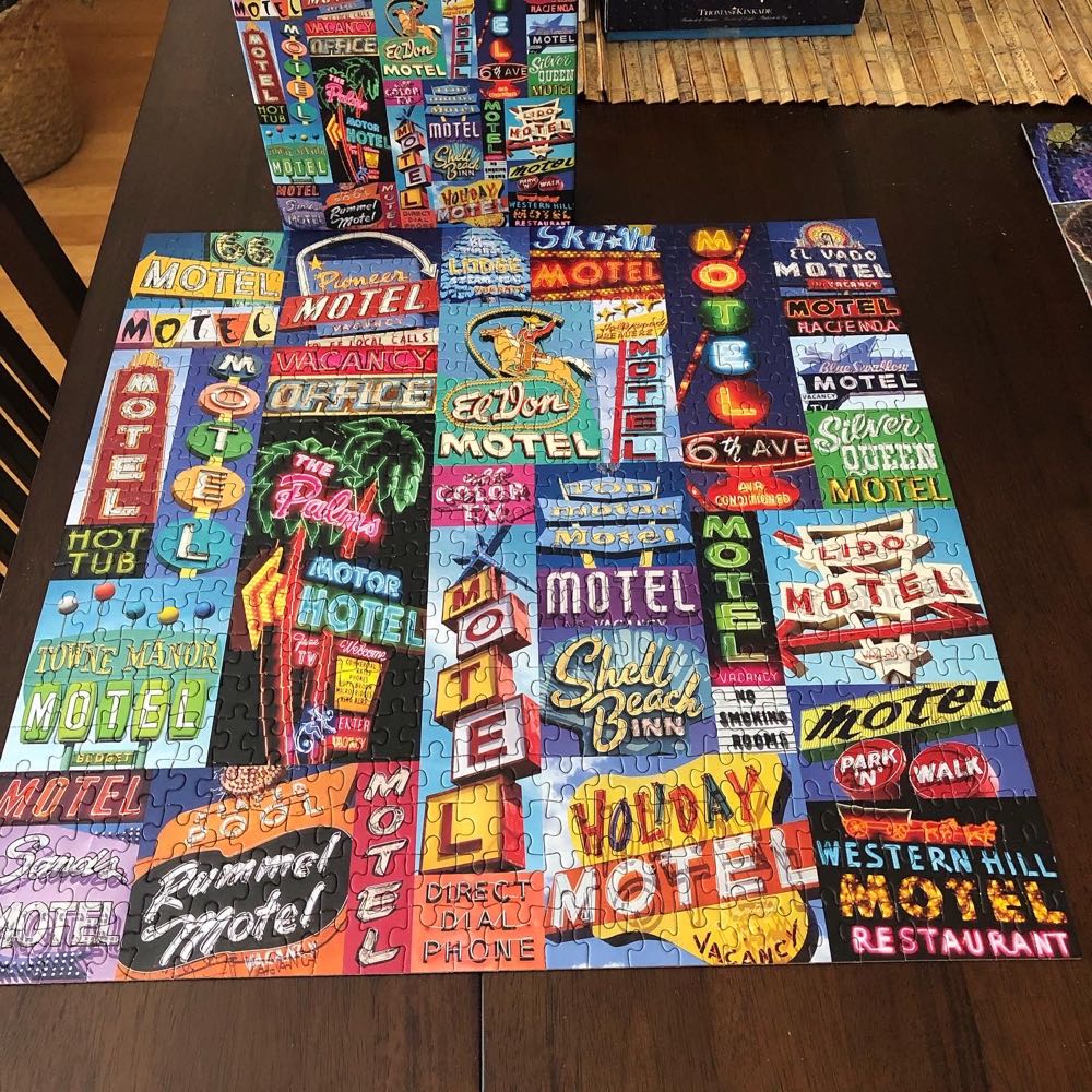 Vintage Motel Signs - Galison puzzle collectible [Barcode 9780735353275] - Main Image 2