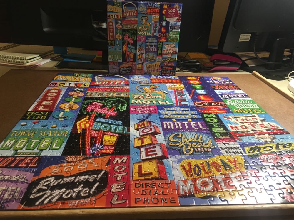Vintage Motel Signs - Galison puzzle collectible [Barcode 9780735353275] - Main Image 3