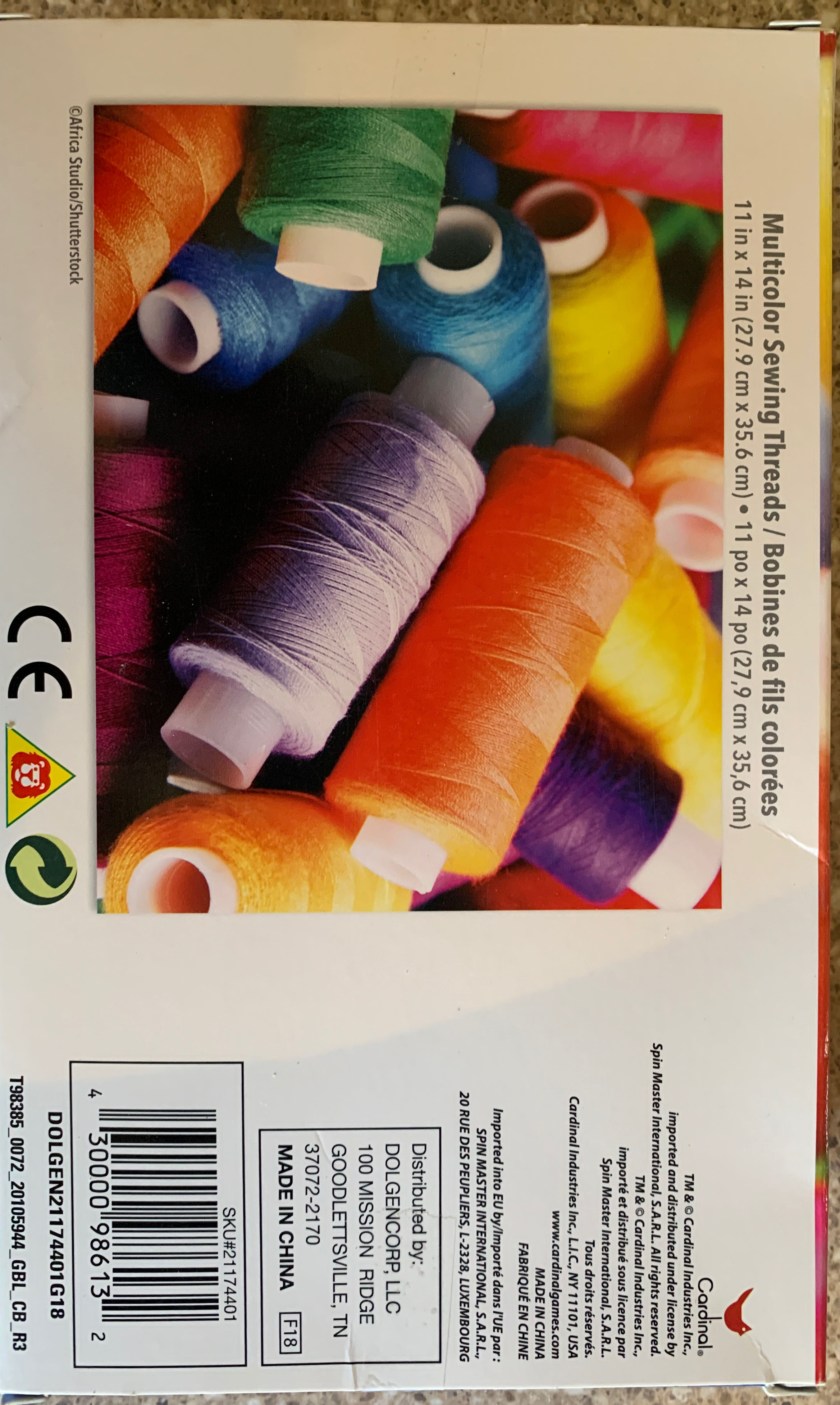 Multicolor Sewing Threads - Cardinal puzzle collectible [Barcode 430000986132] - Main Image 2