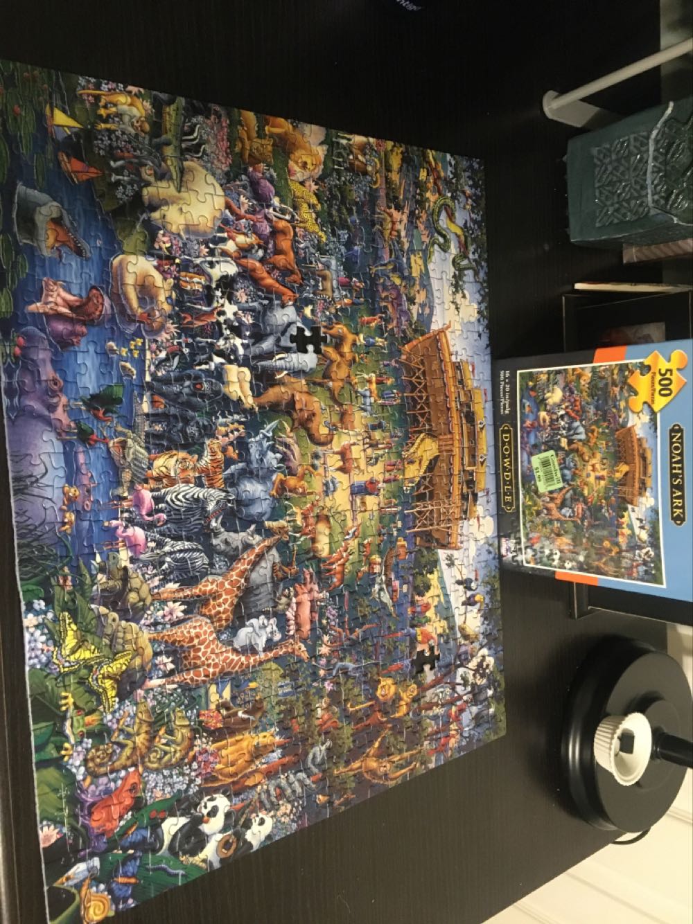 Dowdle - Noah’s Ark - Dowdle Folk Art puzzle collectible [Barcode 671095000048] - Main Image 2