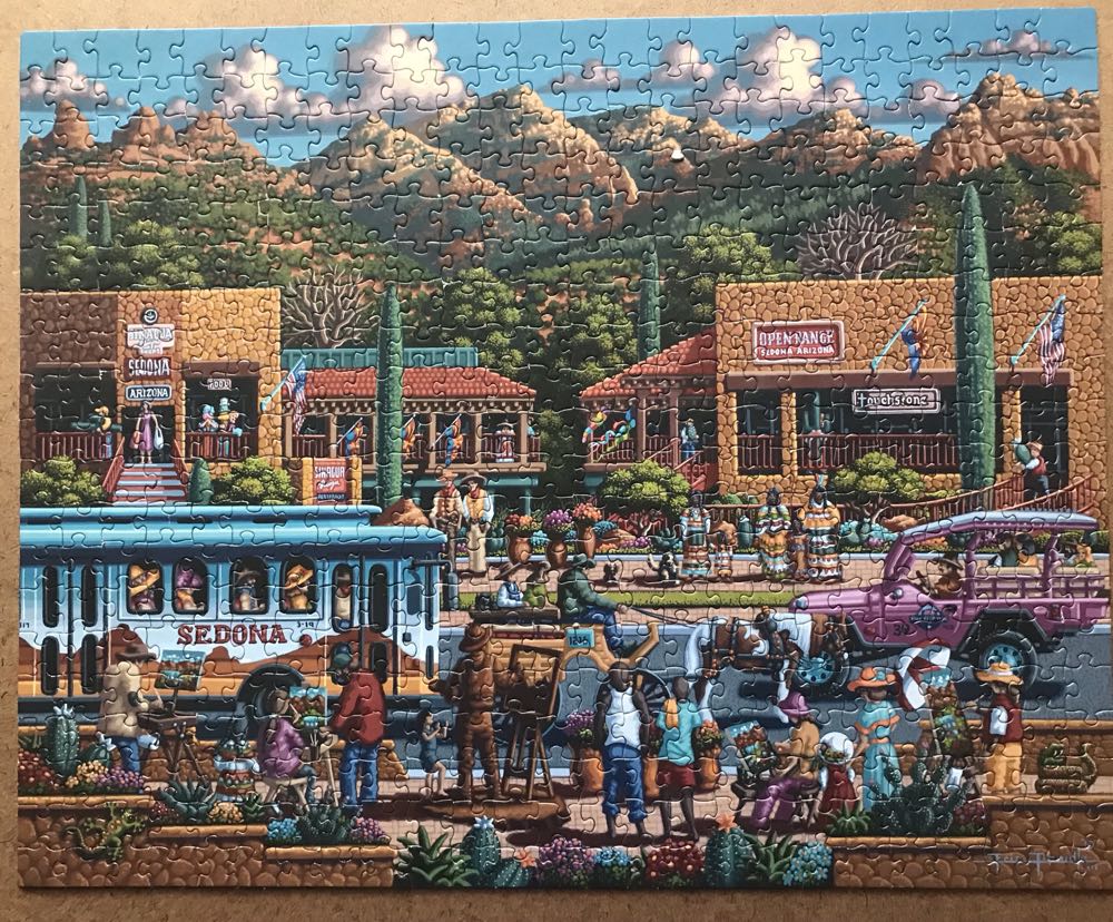Sedona - Dowdle puzzle collectible [Barcode 671095002028] - Main Image 2