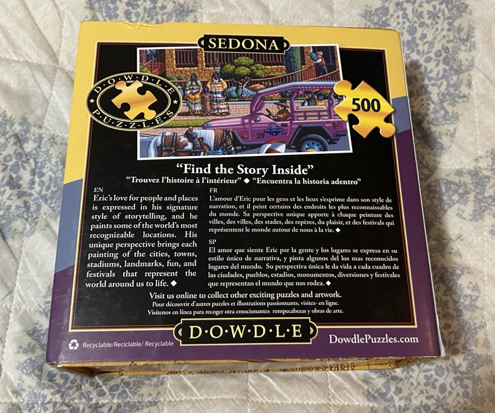 Sedona - Dowdle puzzle collectible [Barcode 671095002028] - Main Image 4