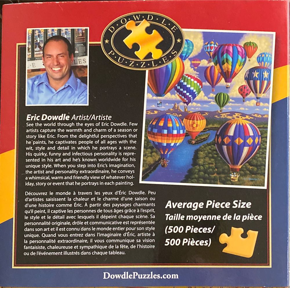 Balloon Festival - Dowdle Folk Art 🇺🇸 puzzle collectible [Barcode 671095001748] - Main Image 2